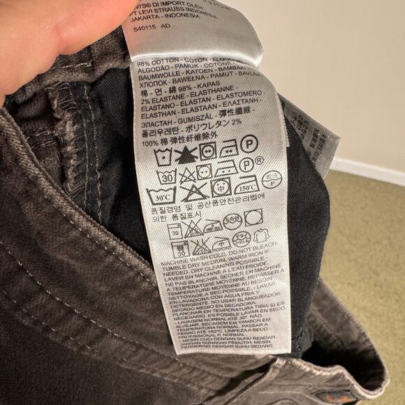 Levis Mid Rise Skinny Soft Exterior Pants US Womens 10 - Picture 6 of 7